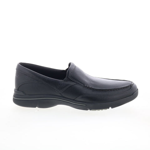 Rockport Eberdon K71228 Mens Black Leather Loafers & Slip Ons Casual Shoes