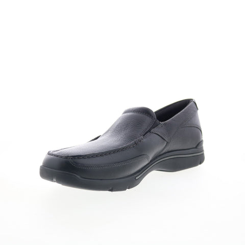 Rockport Eberdon K71228 Mens Black Wide Loafers & Slip Ons Casual Shoes