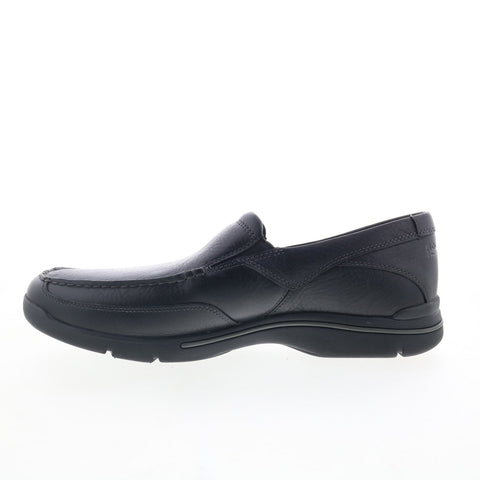 Rockport Eberdon K71228 Mens Black Wide Loafers & Slip Ons Casual Shoes
