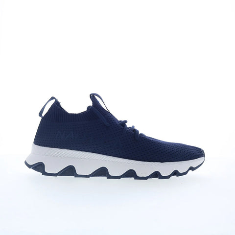 Nautica Kaemon ZFN242 Mens Blue Mesh Lace Up Lifestyle Sneakers Shoes