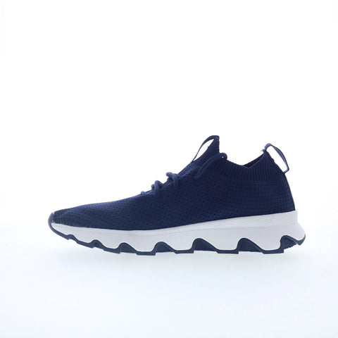 Nautica Kaemon ZFN242 Mens Blue Mesh Lace Up Lifestyle Sneakers Shoes