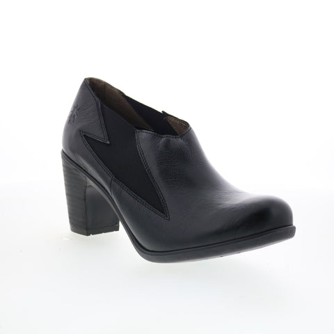 Fly London Kaia KAIA974FLY-000 Womens Black Leather Pumpss Heels Shoes