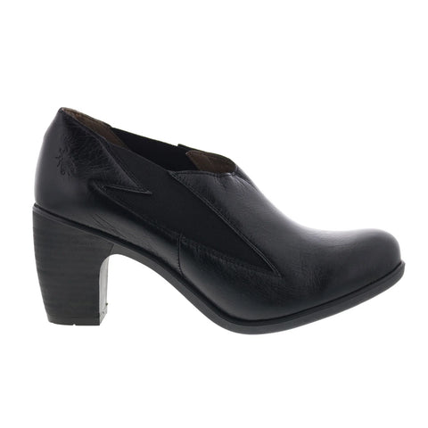Fly London Kaia KAIA974FLY-000 Womens Black Leather Pumps Heels Shoes