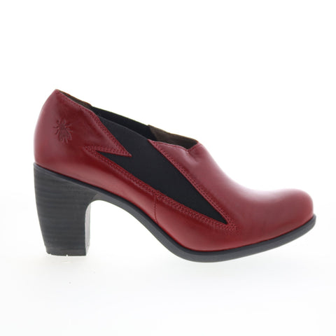 Fly London Kaia KAIA974FLY-001 Womens Red Leather Pumpss Heels Shoes