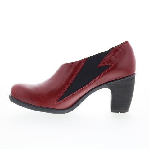 Fly London Kaia KAIA974FLY-001 Womens Red Leather Pumpss Heels Shoes