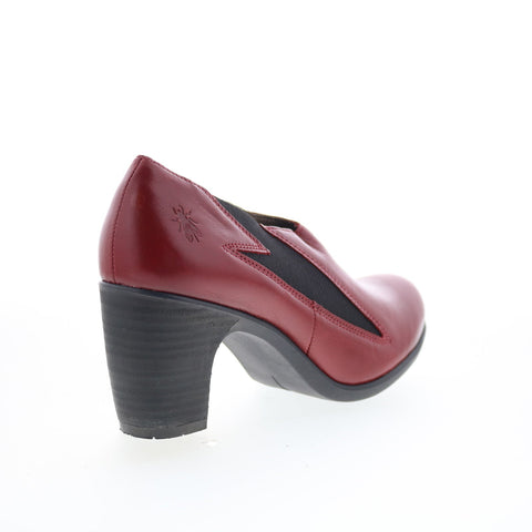 Fly London Kaia KAIA974FLY-001 Womens Red Leather Pumpss Heels Shoes