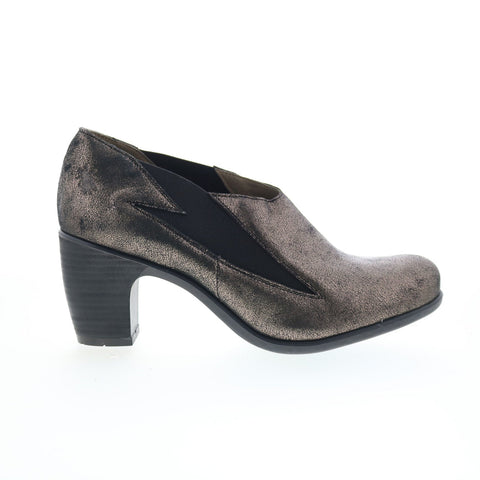 Fly London Kaia KAIA974FLY-002 Womens Gray Leather Pumpss Heels Shoes
