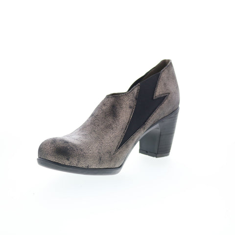 Fly London Kaia KAIA974FLY-002 Womens Gray Leather Pumpss Heels Shoes