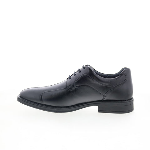 Studio Belvedere Kaiser Mens Black Leather Oxfords & Lace Ups Casual Shoes