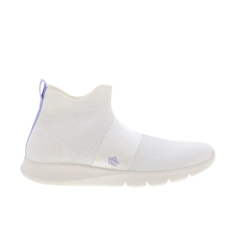 Spenco Karma Deluxe SP1196WHT Womens White Mesh Slip On Casual Dress Boots