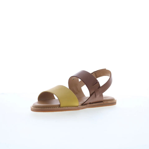 Clarks Karsea Strap 26171873 Womens Brown Leather Strap Sandals Shoes
