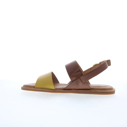 Clarks Karsea Strap 26171873 Womens Brown Leather Strap Sandals Shoes