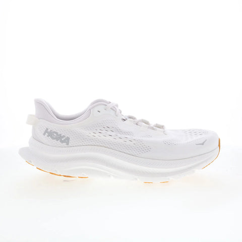 Hoka Kawana 2 1147930-WNCL Mens White Mesh Lace Up Athletic Running Shoes