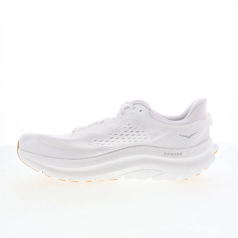Hoka Kawana 2 1147930-WNCL Mens White Mesh Lace Up Athletic Running Shoes