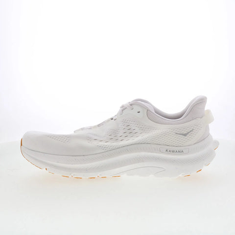 Hoka Kawana 2 1147930-WNOL Mens White Mesh Lace Up Athletic Running Shoes