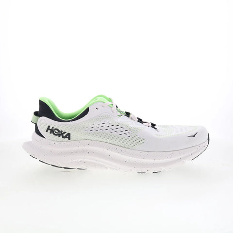Hoka Kawana 2 1147930-WTTR Mens White Mesh Lace Up Athletic Running Shoes