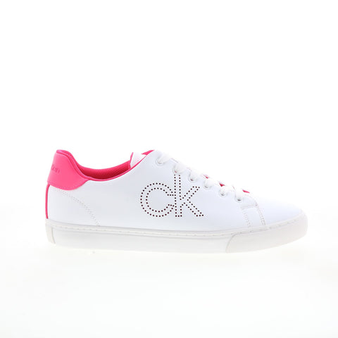 Calvin Klein Cizzo KCCIZZO Womens White Synthetic Lifestyle Sneakers Shoes