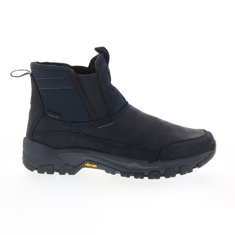 Kodiak Tarbot Modern Utility Mens Black Leather Slip On Work & Safety Boots
