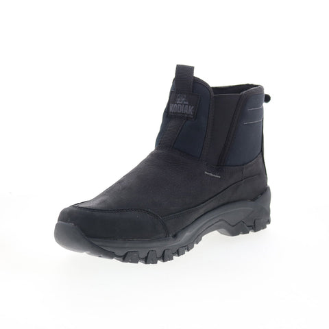 Kodiak Tarbot Modern Utility Mens Black Leather Slip On Work & Safety Boots