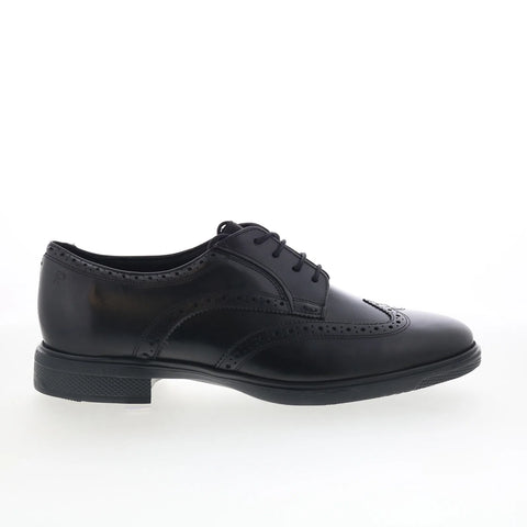 Rockport Keegan RMKEEGAN Mens Black Wide Oxfords Wingtip & Brogue Shoes