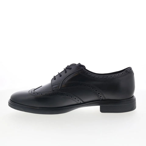 Rockport Keegan RMKEEGAN Mens Black Wide Oxfords Wingtip & Brogue Shoes