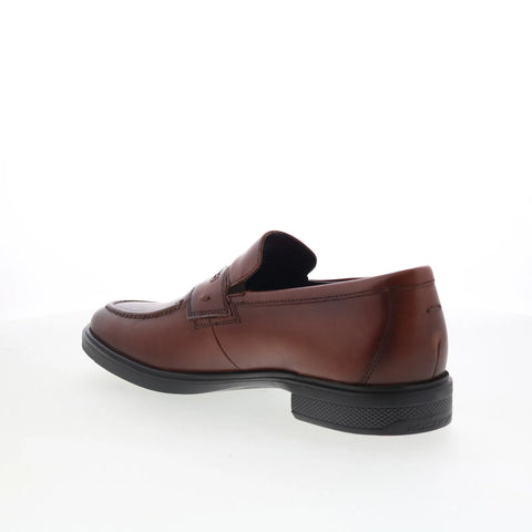 Rockport Keenan RMKEENAN Mens Brown Wide Loafers & Slip Ons Penny Shoes