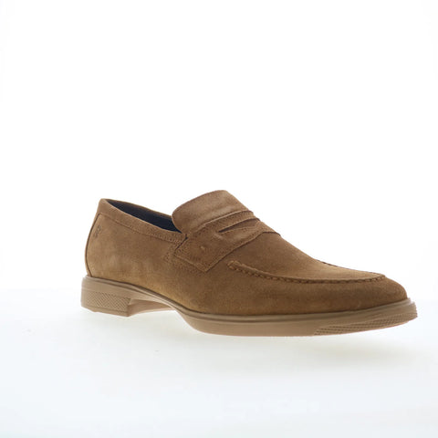 Rockport Keenan RMKEENAN Mens Brown Wide Loafers & Slip Ons Penny Shoes