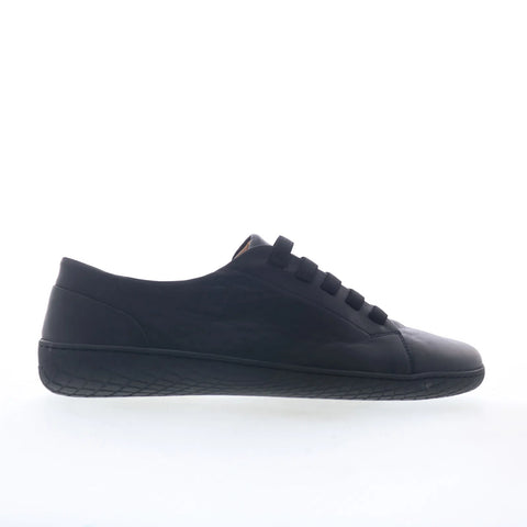 Miz Mooz Kendal Womens Black Leather Slip On Lifestyle Sneakers Shoes