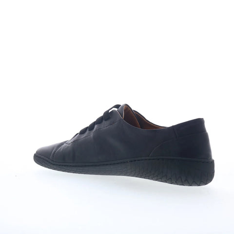 Miz Mooz Kendal Womens Black Leather Slip On Lifestyle Sneakers Shoes