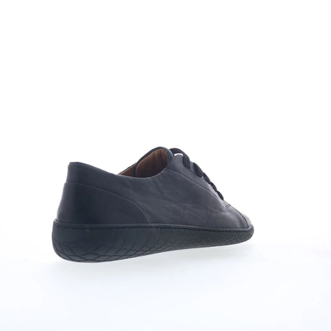 Miz Mooz Kendal Womens Black Leather Slip On Lifestyle Sneakers Shoes