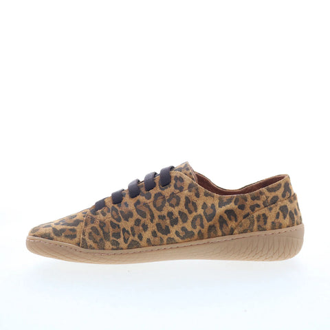 Miz Mooz Kendal Womens Brown Suede Slip On Lifestyle Sneakers Shoes