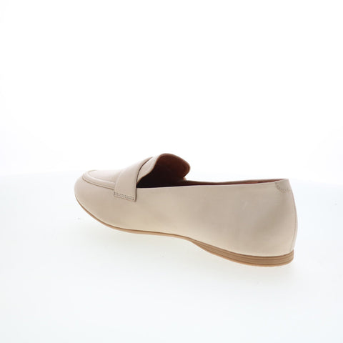 Miz Mooz Ken Womens Beige Leather Slip On Loafers & Slip Ons Casual Shoes