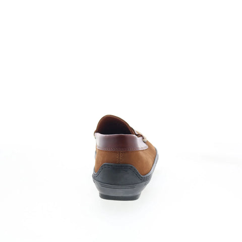T.B. Phelps Key West Mens Brown Leather Loafers & Slip Ons Penny Shoes