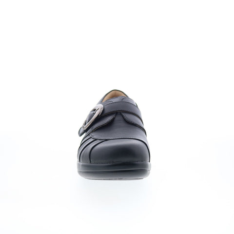Alegria Khloe KHL-601 Womens Black Leather Loafer Flats Shoes