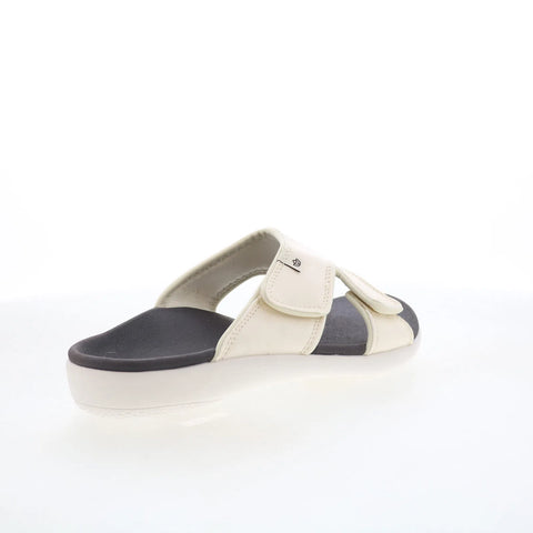 Spenco Kholo Camo SP1145CRM Womens Beige Wide Synthetic Slides Sandals Shoes