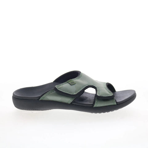 Spenco Kholo Camo SP1145DGR Womens Green Synthetic Slides Sandals Shoes