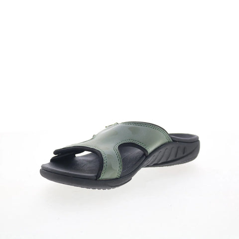 Spenco Kholo Camo SP1145DGR Womens Green Synthetic Slides Sandals Shoes