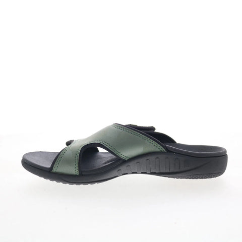 Spenco Kholo Camo SP1145DGR Womens Green Synthetic Slides Sandals Shoes