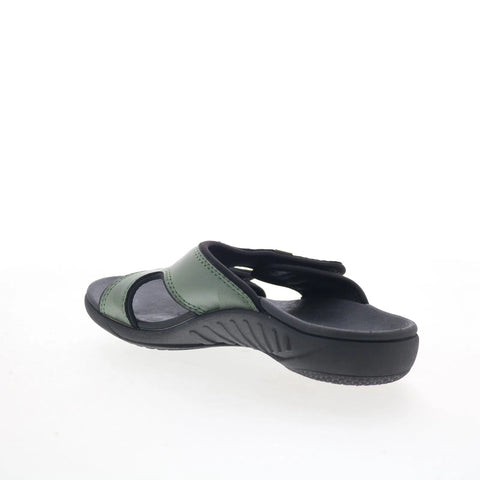 Spenco Kholo Camo SP1145DGR Womens Green Synthetic Slides Sandals Shoes