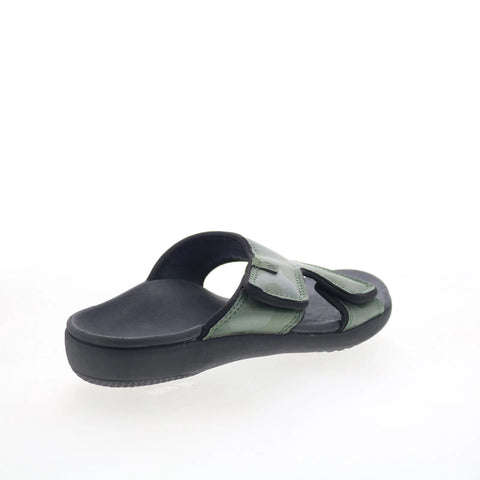 Spenco Kholo Camo SP1145DGR Womens Green Synthetic Slides Sandals Shoes