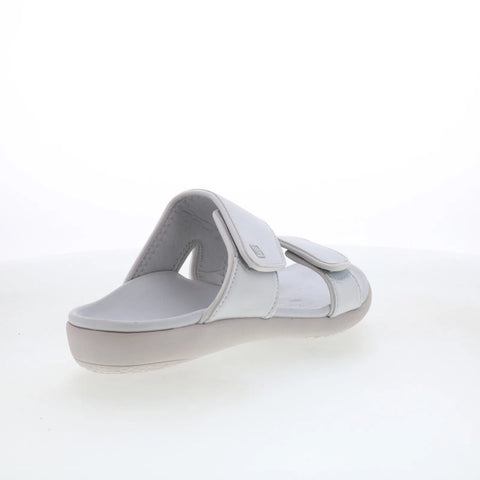 Spenco Kholo Nuevo SP1064GGR Womens Gray Wide Synthetic Slides Sandals Shoes