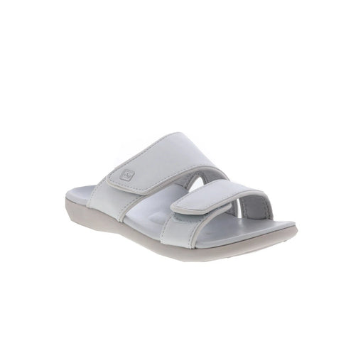 Spenco Kholo Nuevo SP1064GGR Womens Gray Wide Synthetic Slides Sandals Shoes
