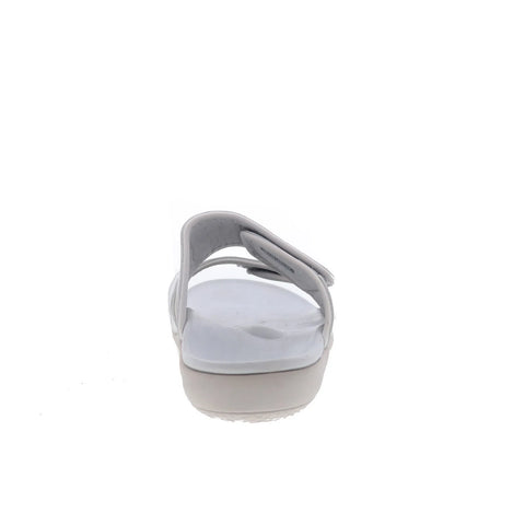 Spenco Kholo Nuevo SP1064GGR Womens Gray Wide Synthetic Slides Sandals Shoes