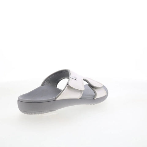 Spenco Kholo SP1145WHT Womens White Synthetic Slip On Slides Sandals Shoes