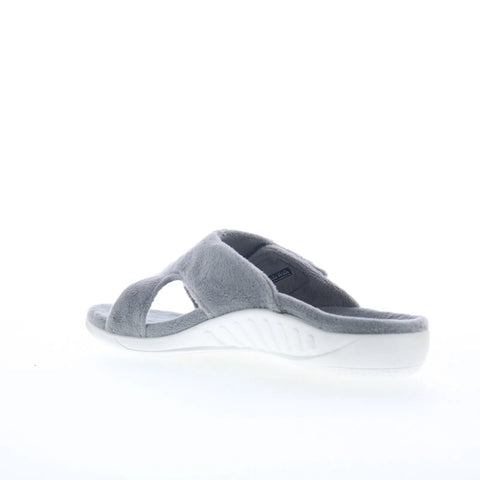 Spenco Kholo Visa Slipper SP1052CHR Womens Gray Slides Sandals Shoes