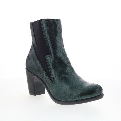 Fly London Kimi KIMI979FLY-002 Womens Green Leather Ankle & Booties Boots