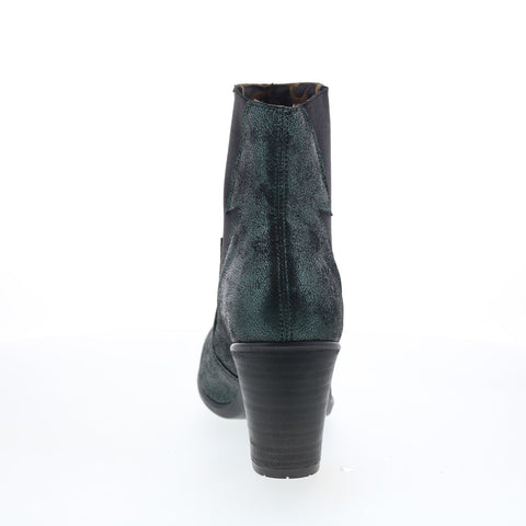 Fly London Kimi KIMI979FLY-002 Womens Green Leather Ankle & Booties Boots