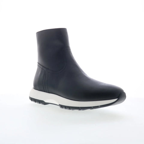Aquatalia Kit TW5KITA0 Womens Black Leather Zipper Ankle & Booties Boots