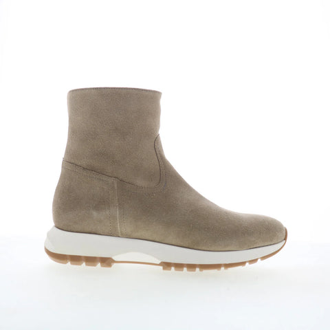 Aquatalia Kit TW5KITO1 Womens Beige Suede Slip On Ankle & Booties Boots