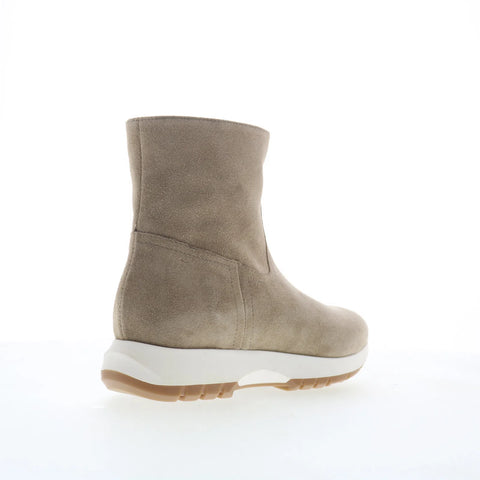 Aquatalia Kit TW5KITO1 Womens Beige Suede Slip On Ankle & Booties Boots